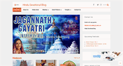 Desktop Screenshot of hindudevotionalblog.com